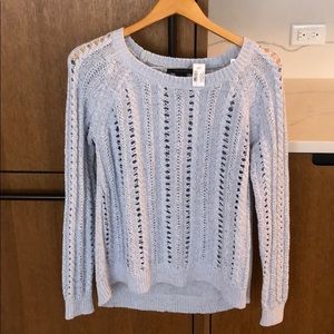 Scoop NYC Powder blue knit sweater - new with tags